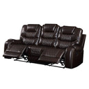 Acme Furniture Braylon Reclining Polyurethane Sofa 55415 IMAGE 5