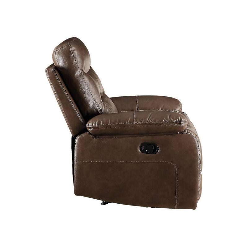 Acme Furniture Aashi Reclining Leather Match Sofa 55420 IMAGE 3
