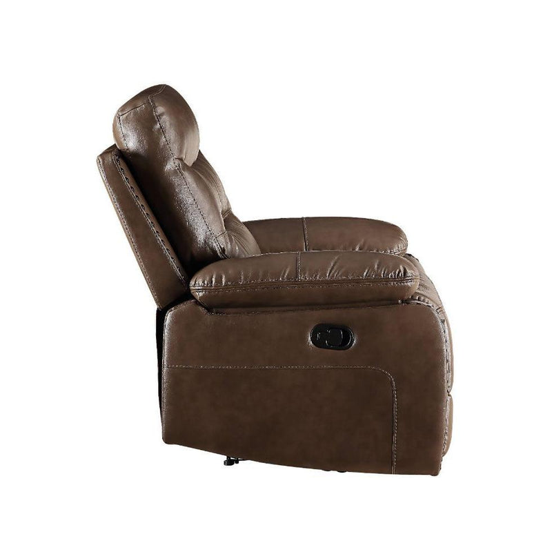 Acme Furniture Aashi Reclining Leather Match Sofa 55420 IMAGE 4