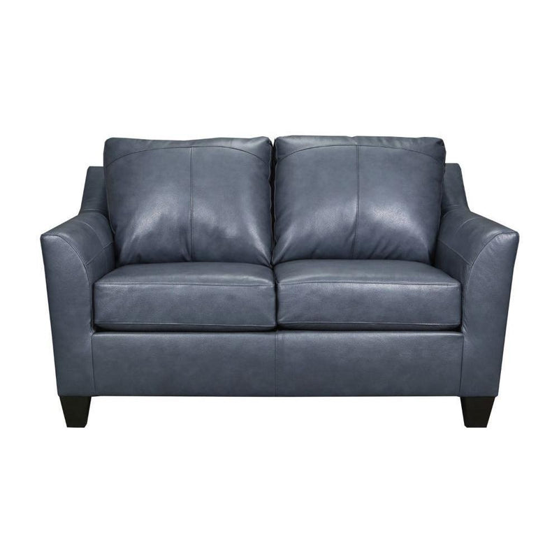 Acme Furniture Cocus Stationary Leather Match Loveseat 55786 IMAGE 1