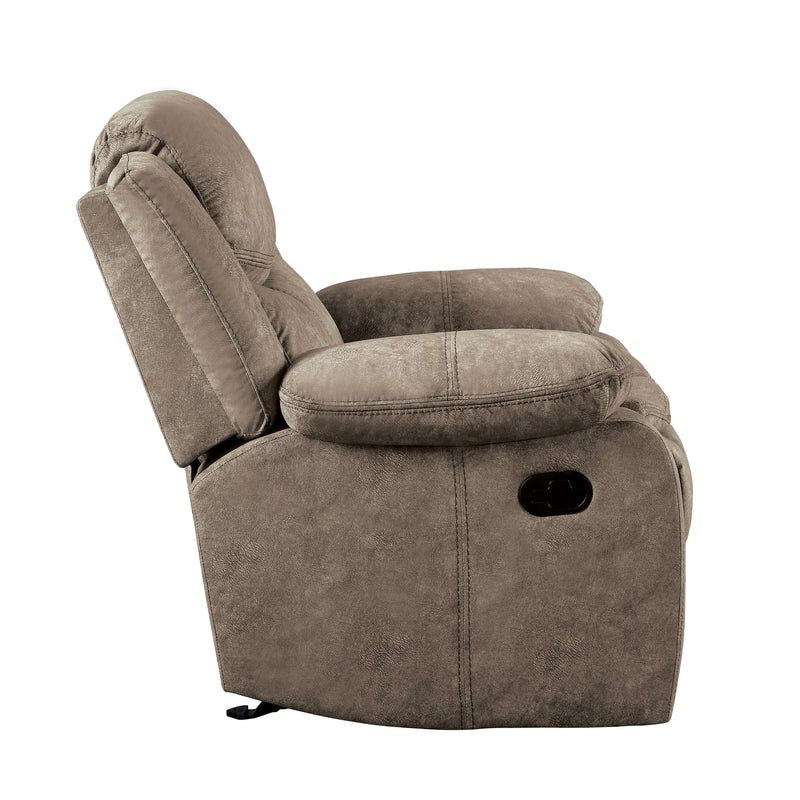 Homelegance Bastrop Glider Fabric Recliner 8230FBR-1 IMAGE 3
