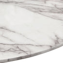 Diamond Sofa Stella Pub Height Dining Table with Faux Marble Top and Pedestal Base STELLABTMASL IMAGE 5