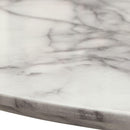 Diamond Sofa Stella Pub Height Dining Table with Faux Marble Top and Pedestal Base STELLABTMASL IMAGE 6