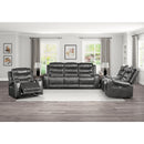 Homelegance Putnam Power Fabric Recliner 9405GY-1PW IMAGE 5