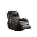 Acme Furniture Waterlily Swivel Rocker Polyurethane Recliner 59277 IMAGE 1