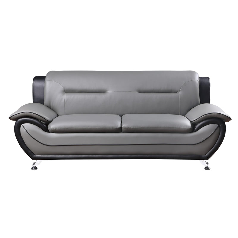 Homelegance Matteo Stationary Leather Look Sofa 9419-3 IMAGE 1