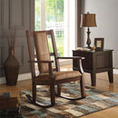 Acme Furniture Butsea Rocking Wood Chair 59378 IMAGE 1