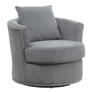 Homelegance Morelia Swivel Fabric Chair 9468DG-1 IMAGE 2