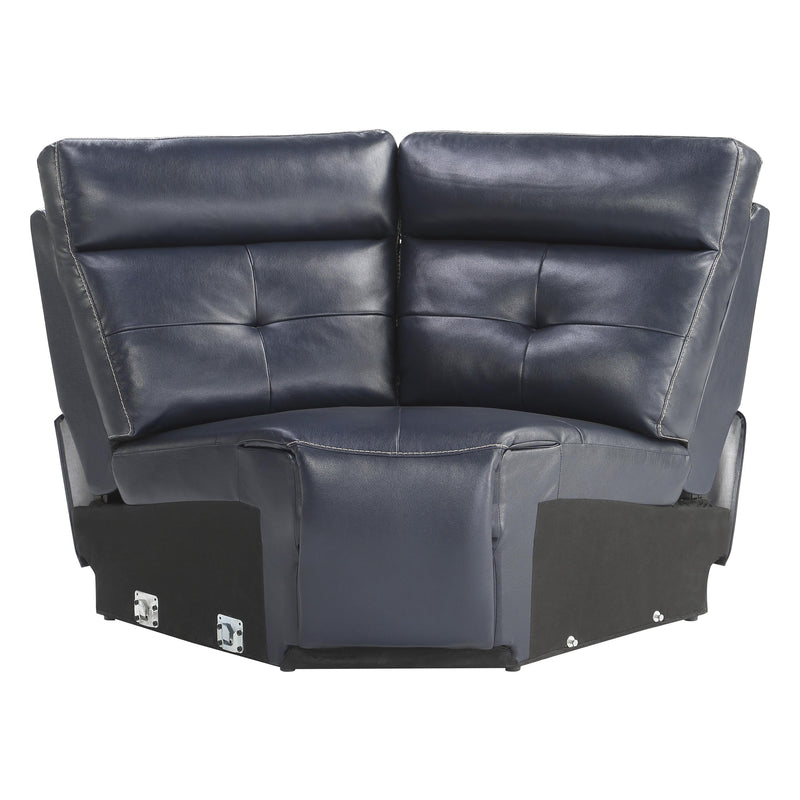 Homelegance Avenue Reclining Leather Match 6 pc Sectional 9469NVB*6LCRR IMAGE 9