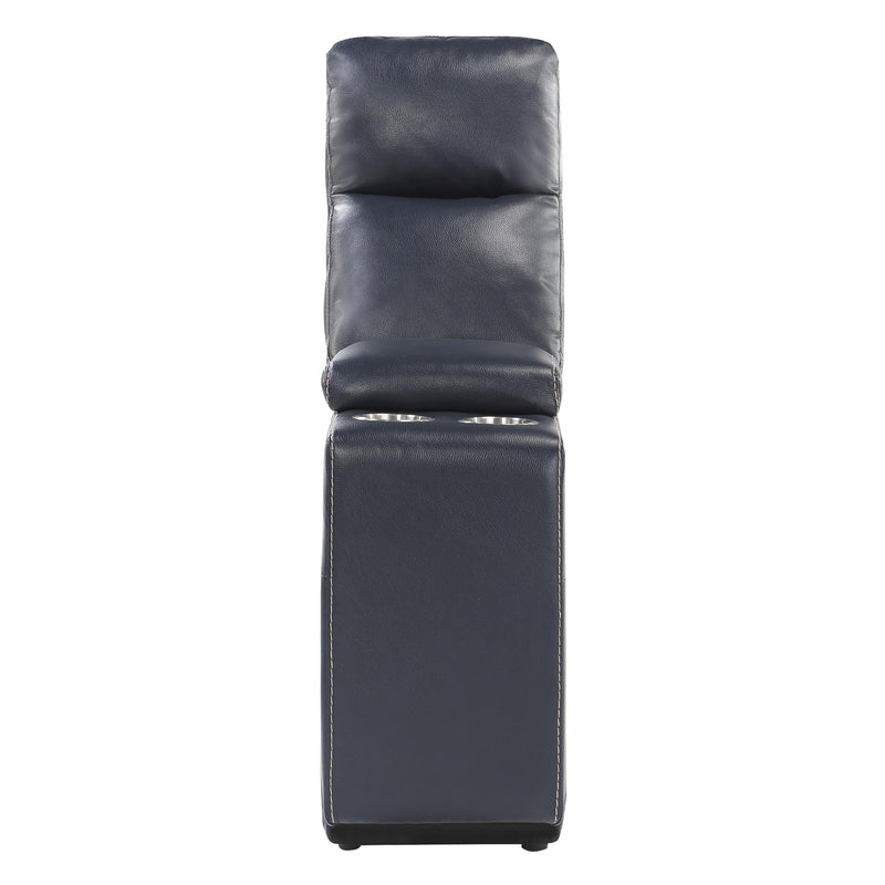 Homelegance Avenue Reclining Leather Look 6 pc Sectional 9469NVB*6LRRR IMAGE 5