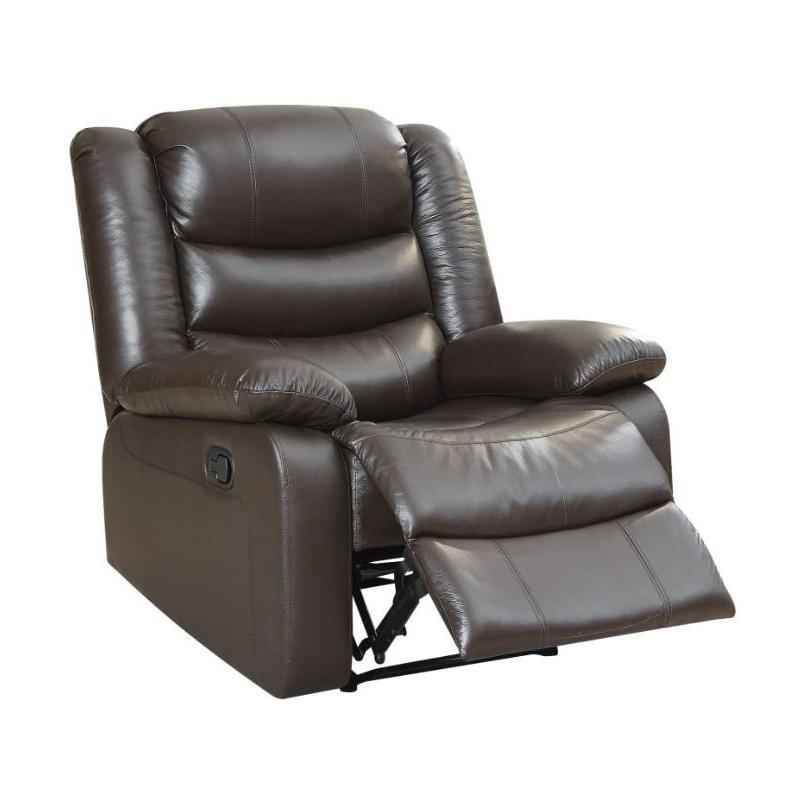 Acme Furniture Fede Leather Match Recliner 59472 IMAGE 1