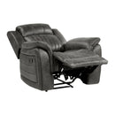 Homelegance Centeroak Fabric Recliner 9479BRG-1 IMAGE 4