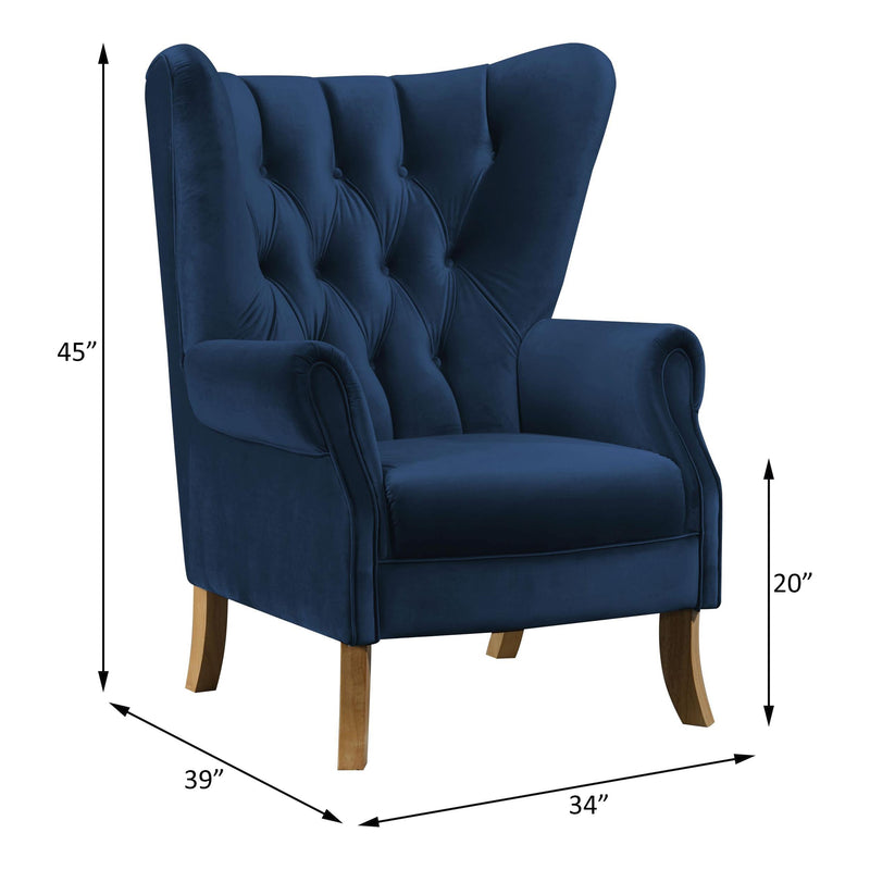 Acme Furniture Adonis Stationary Fabric Accent Chair 59519 IMAGE 2