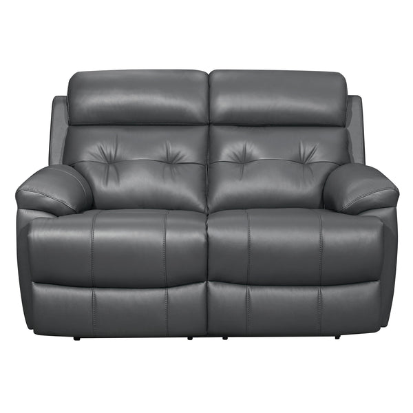 Homelegance Lambent Reclining Leather Loveseat 9529DGY-2 IMAGE 1