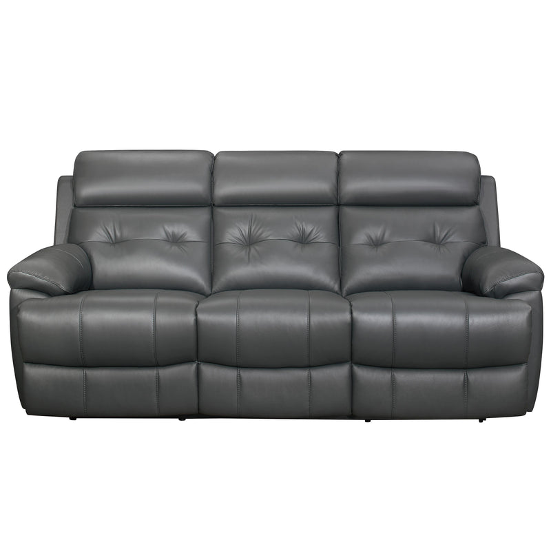 Homelegance Lambent Reclining Leather Sofa 9529DGY-3 IMAGE 1
