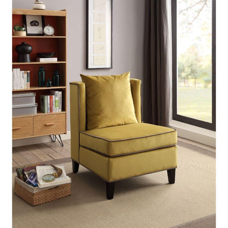 Acme Furniture Ozella Stationary Fabric Accent Chair 59570 IMAGE 3