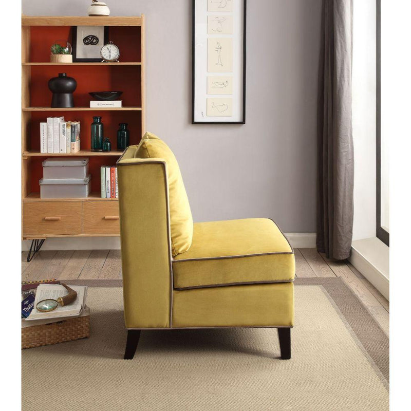 Acme Furniture Ozella Stationary Fabric Accent Chair 59570 IMAGE 4