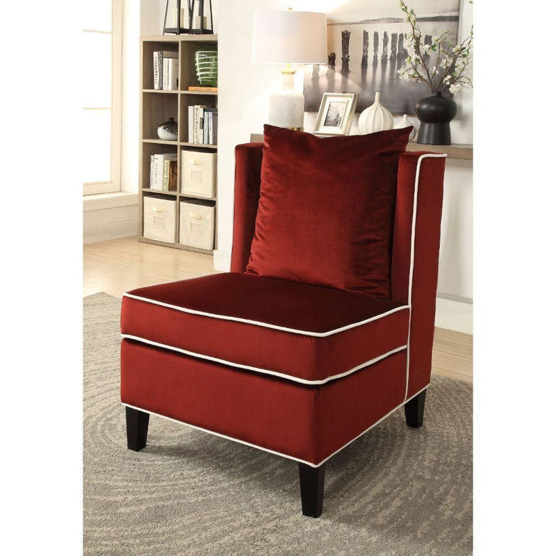 Acme Furniture Ozella Stationary Fabric Accent Chair 59572 IMAGE 3