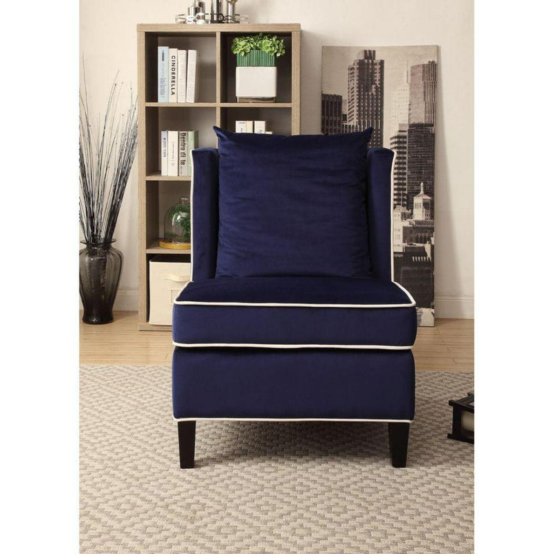 Acme Furniture Ozella Stationary Fabric Accent Chair 59574 IMAGE 2