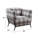Acme Furniture Niamey II Stationary Fabric Accent Chair 59725 IMAGE 2