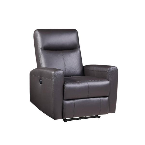 Acme Furniture Blane Power Leather Match Recliner 59773 IMAGE 1