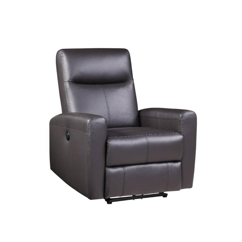 Acme Furniture Blane Power Leather Match Recliner 59773 IMAGE 1