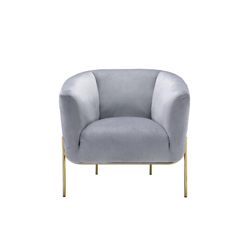 Acme Furniture Carlson Stationary Fabric Accent Chair 59790 IMAGE 2