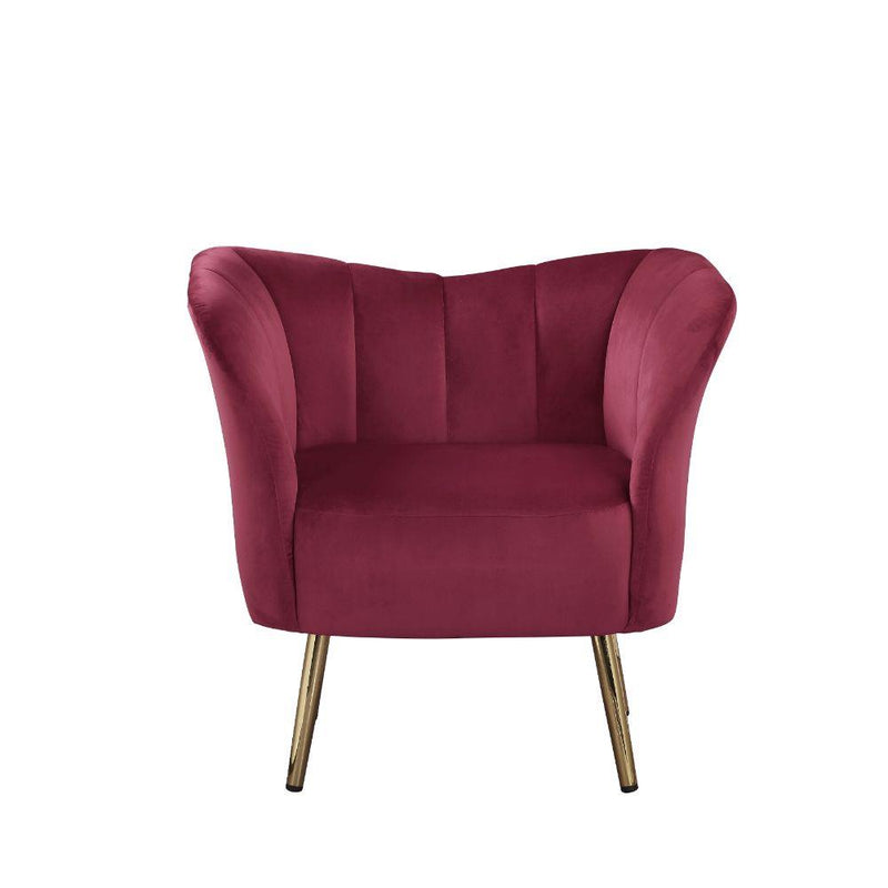 Acme Furniture Reese Stationary Fabric Accent Chair 59795 IMAGE 2