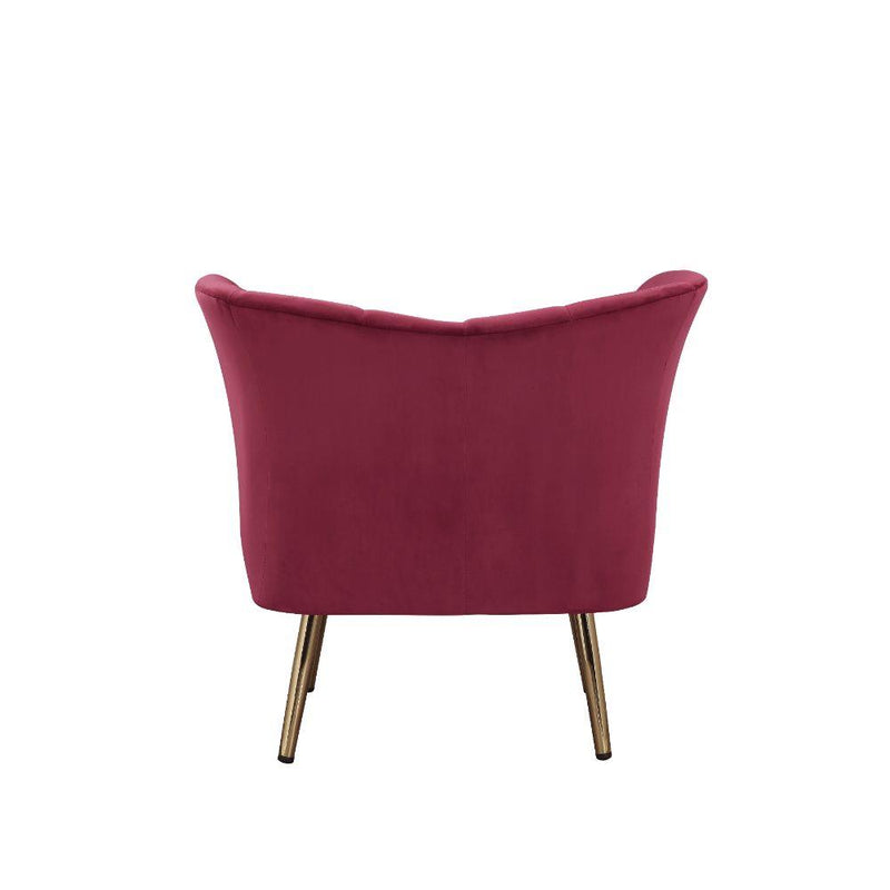 Acme Furniture Reese Stationary Fabric Accent Chair 59795 IMAGE 4