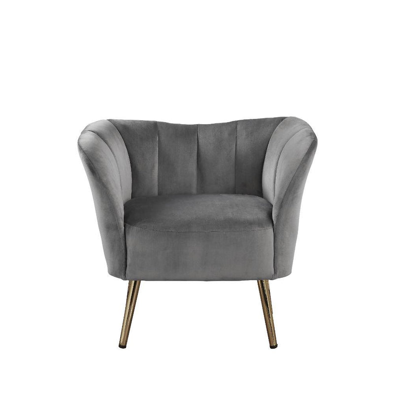Acme Furniture Reese Stationary Fabric Accent Chair 59797 IMAGE 2