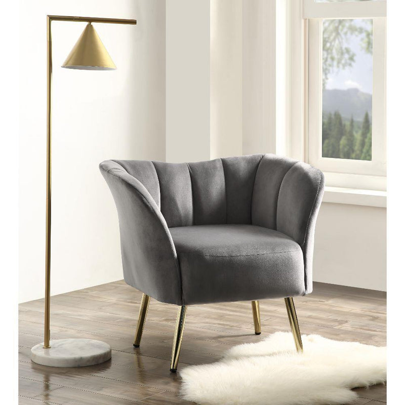 Acme Furniture Reese Stationary Fabric Accent Chair 59797 IMAGE 5