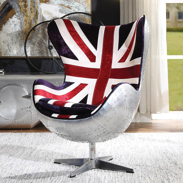Acme Furniture Brancaster Stationary Fabric Accent Chair 59835 IMAGE 1