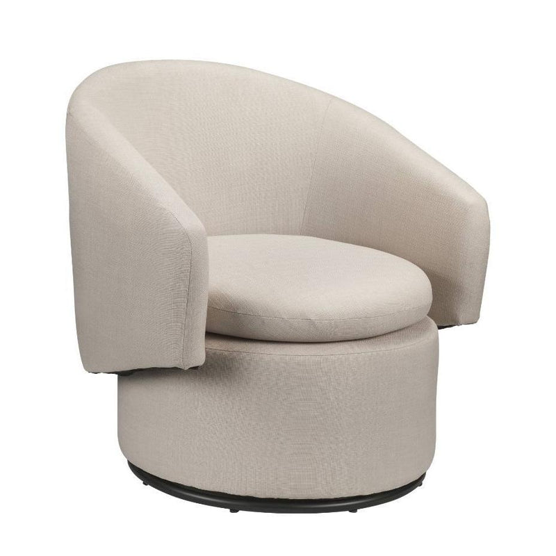 Acme Furniture Joyner Swivel Fabric Accent Chair 59847 IMAGE 2