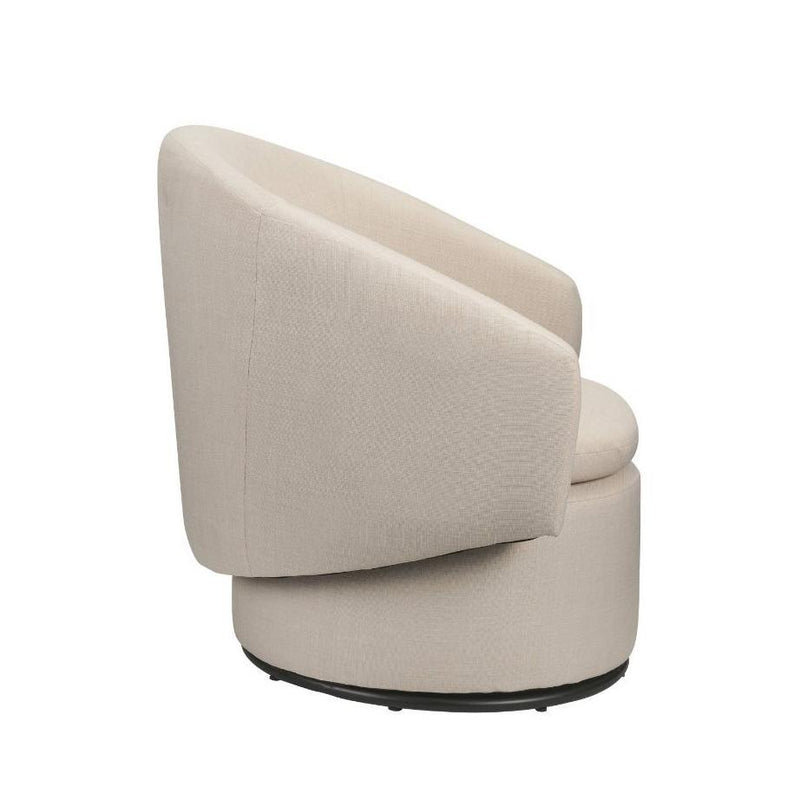 Acme Furniture Joyner Swivel Fabric Accent Chair 59847 IMAGE 3