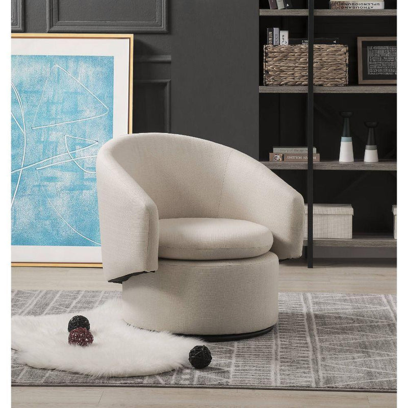 Acme Furniture Joyner Swivel Fabric Accent Chair 59847 IMAGE 5