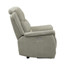 Homelegance Shola Power Fabric Recliner 9848GY-1PWH IMAGE 3