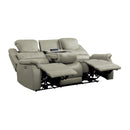 Homelegance Shola Power Reclining Fabric Sofa 9848GY-3PWH IMAGE 3