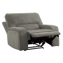 Homelegance Borneo Power Fabric Recliner 9849MC-1PWH IMAGE 4