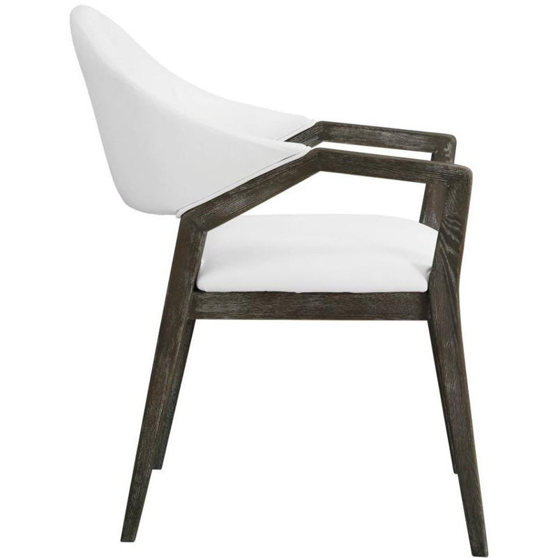 Acme Furniture Aucilla Stationary Polyurethane Accent Chair 59900 IMAGE 3