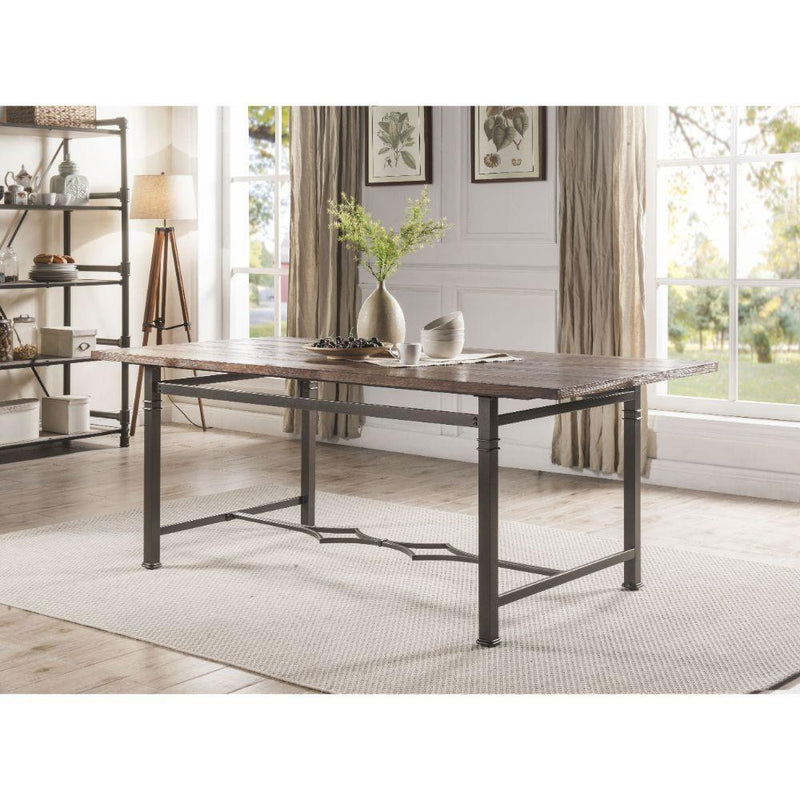 Acme Furniture LynLee Dining Table with Trestle Base 60015 IMAGE 5