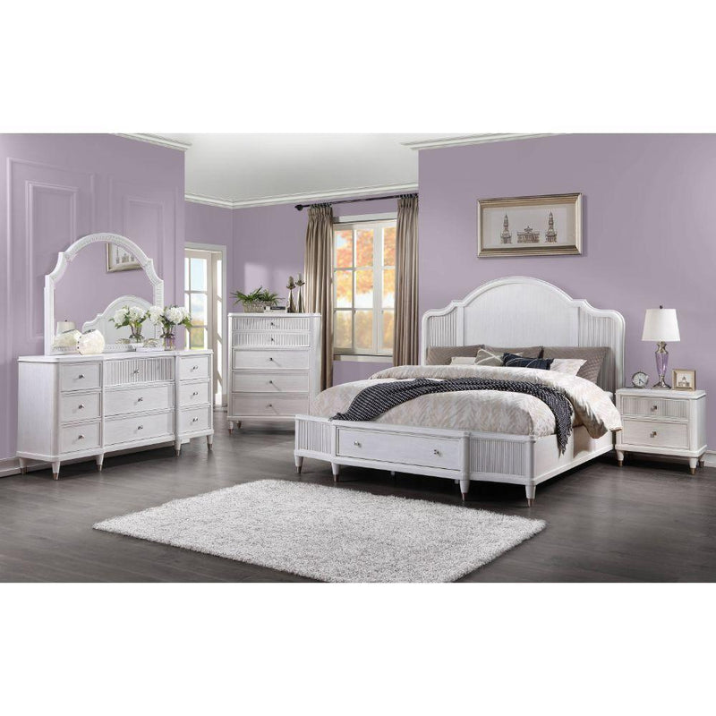Acme Furniture Celestia King Panel Bed with Storage 22107EK IMAGE 4