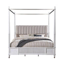 Acme Furniture Celestia California King Canopy Bed with Storage 22114CK IMAGE 1
