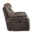 Homelegance Madrona Hill Glider Fabric Recliner 9989DB-1 IMAGE 3