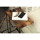 Coaster Furniture Rudy 935871 C-Shaped Side Table with Power Outlet - Antique Brown IMAGE 10