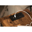 Coaster Furniture Rudy 935871 C-Shaped Side Table with Power Outlet - Antique Brown IMAGE 11