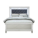 Acme Furniture Marcellus California King Upholstered Panel Bed 22174CK IMAGE 1