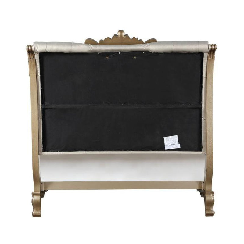 Acme Furniture Orianne Queen Upholstered Sleigh Bed 23790Q IMAGE 3