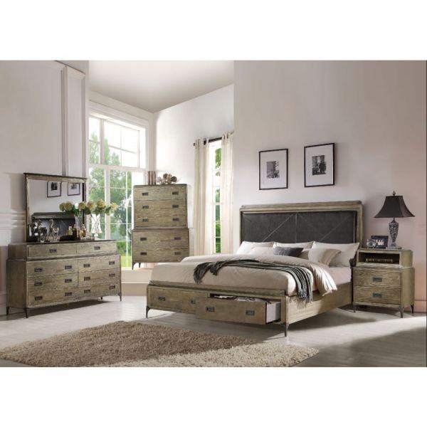 Acme Furniture Athouman 2-Drawer Nightstand 23927 IMAGE 2