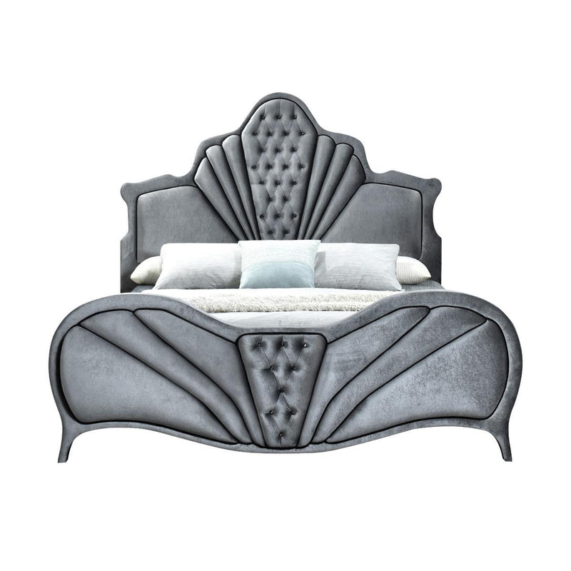 Acme Furniture Dante Queen Upholstered Panel Bed 24230Q IMAGE 1