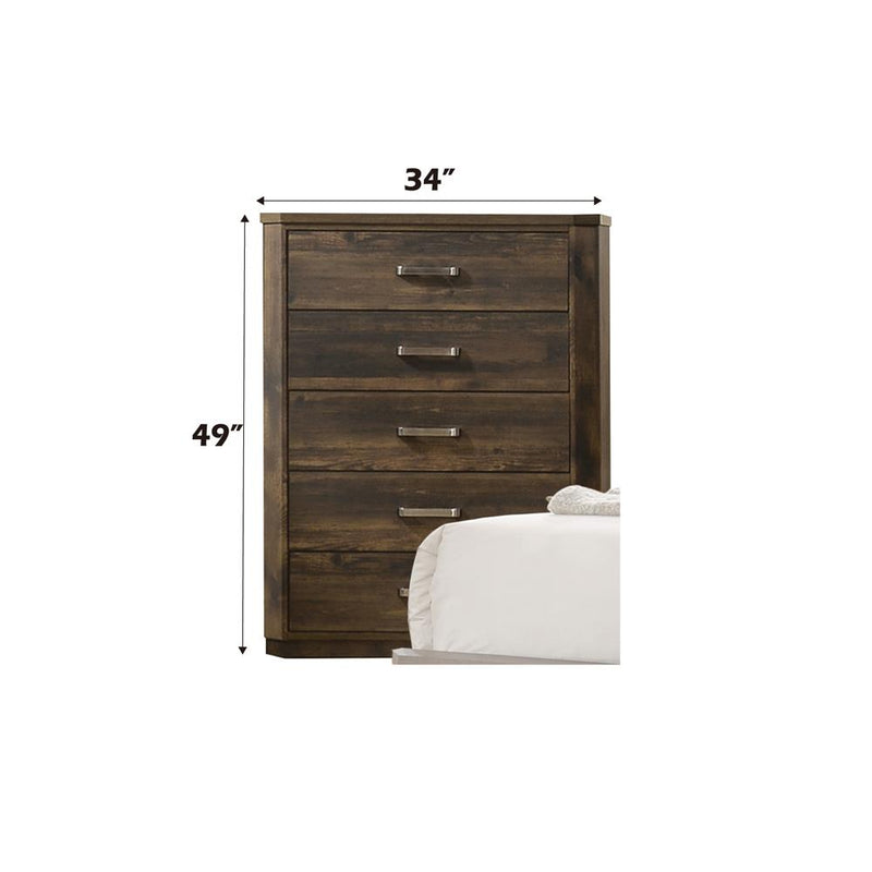 Acme Furniture Elettra 5-Drawer Chest 24856 IMAGE 2
